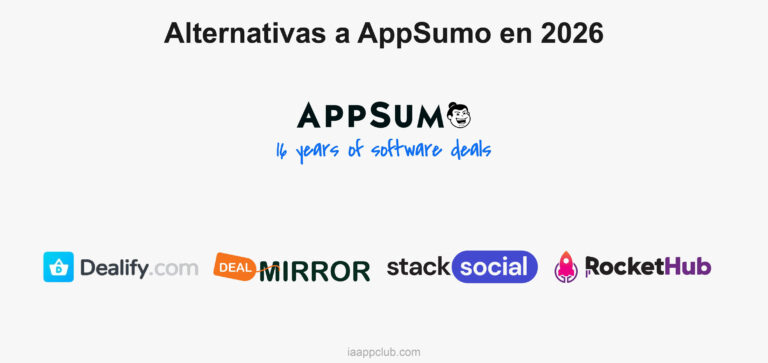 Mejores alternativas a AppSumo para software lifetime en 2026