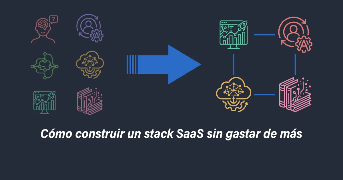 Guía para construir un stack de herramientas SaaS sin gastar de más